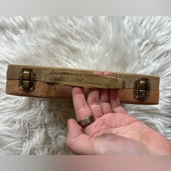 Vintage SKOR-MOR Backgammon Set – 1970s Travel Game with Case, Dice, Cups MCM - Picture 3 of 11